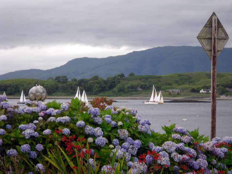 Sailing on Loch Linnhe at Port Appin